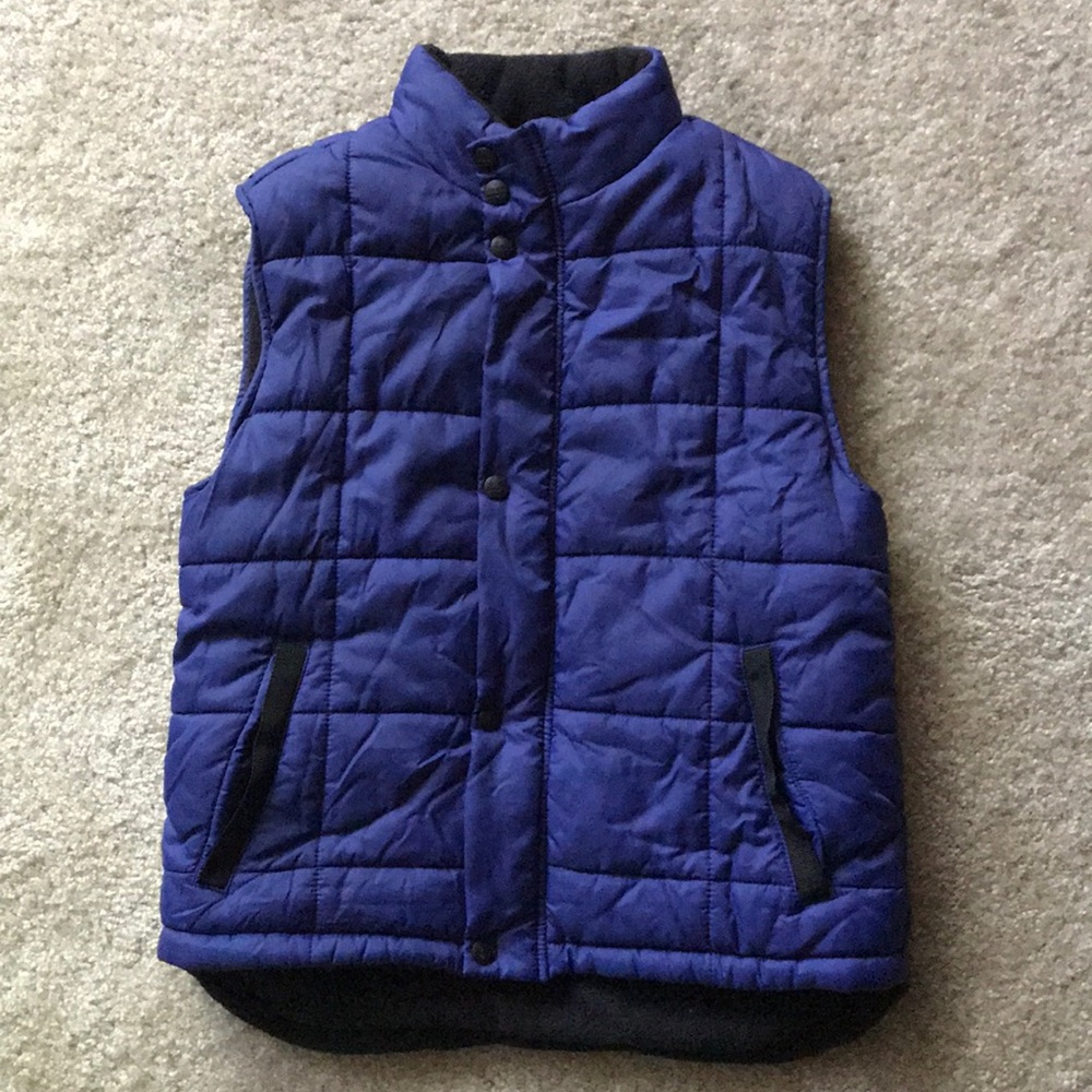 Puffy Blue Winter Vest